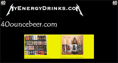 Desktop Screenshot of 40ouncebeer.com